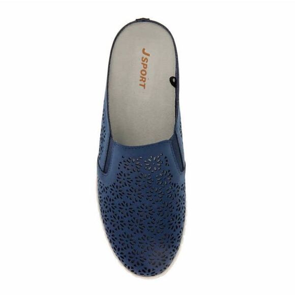 Jsport Ladies' Floral Mule Size 6 Blue - Picture 2 of 9